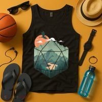 Fantasy Art, Nerdy Gaming, Geeky Gamer Tank Top thumb 4