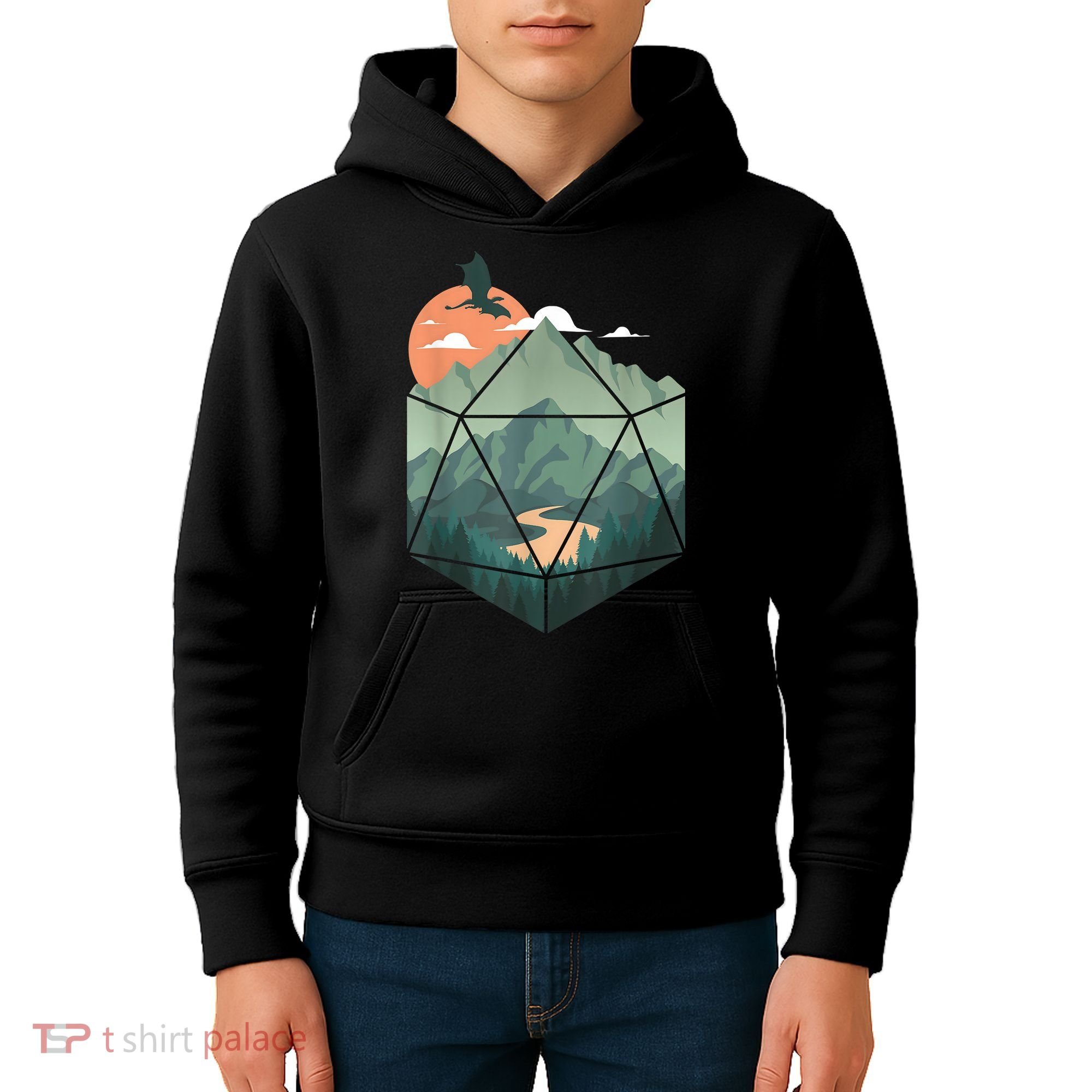 Fantasy Art, Nerdy Gaming, Geeky Gamer Kids Hoodie