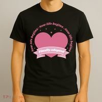 Finally Adopted New Life Begins T-Shirt thumb 3