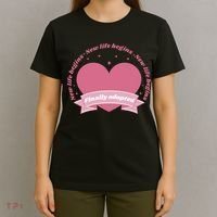 Finally Adopted New Life Begins T-Shirt thumb 4