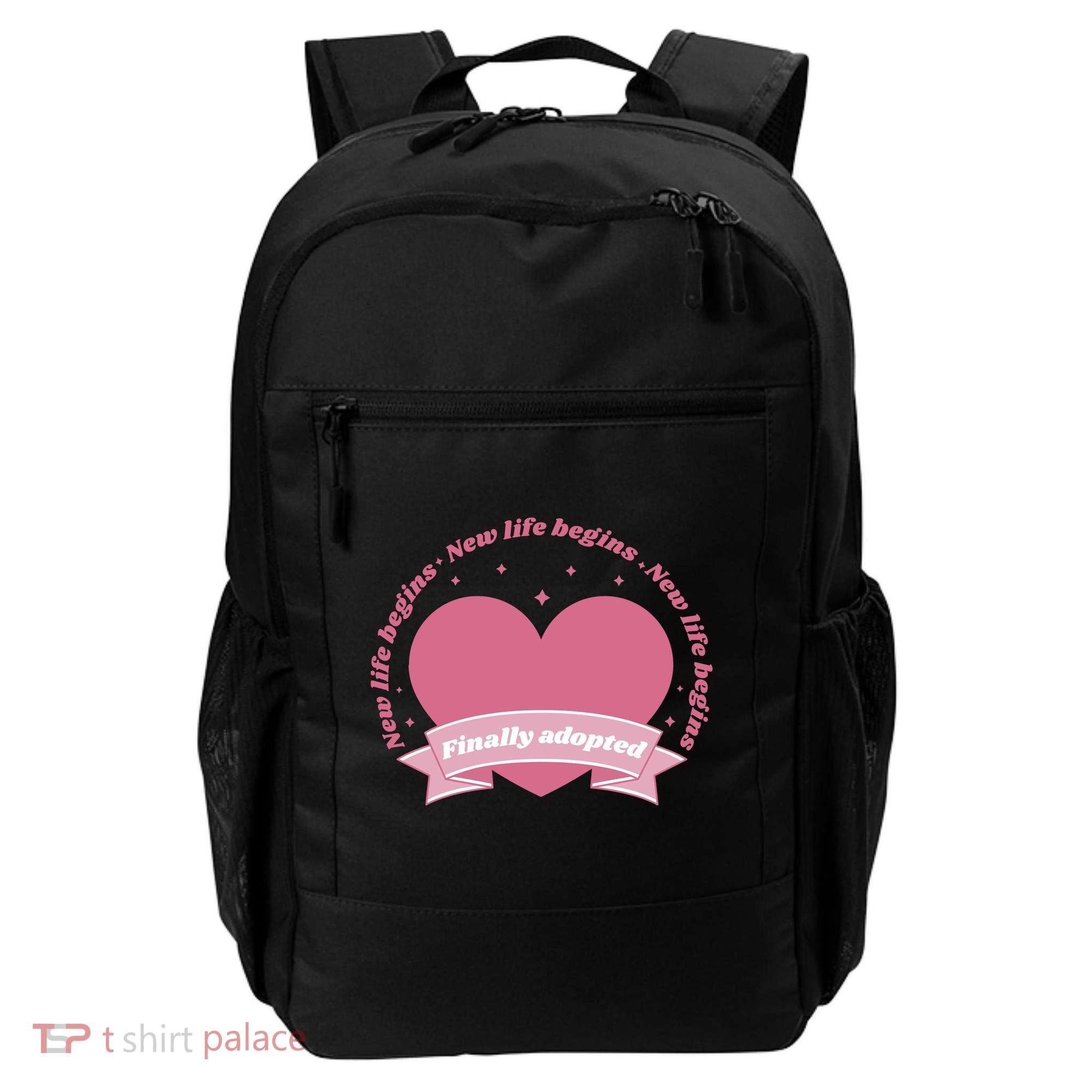 Finally Adopted New Life Begins Backpack