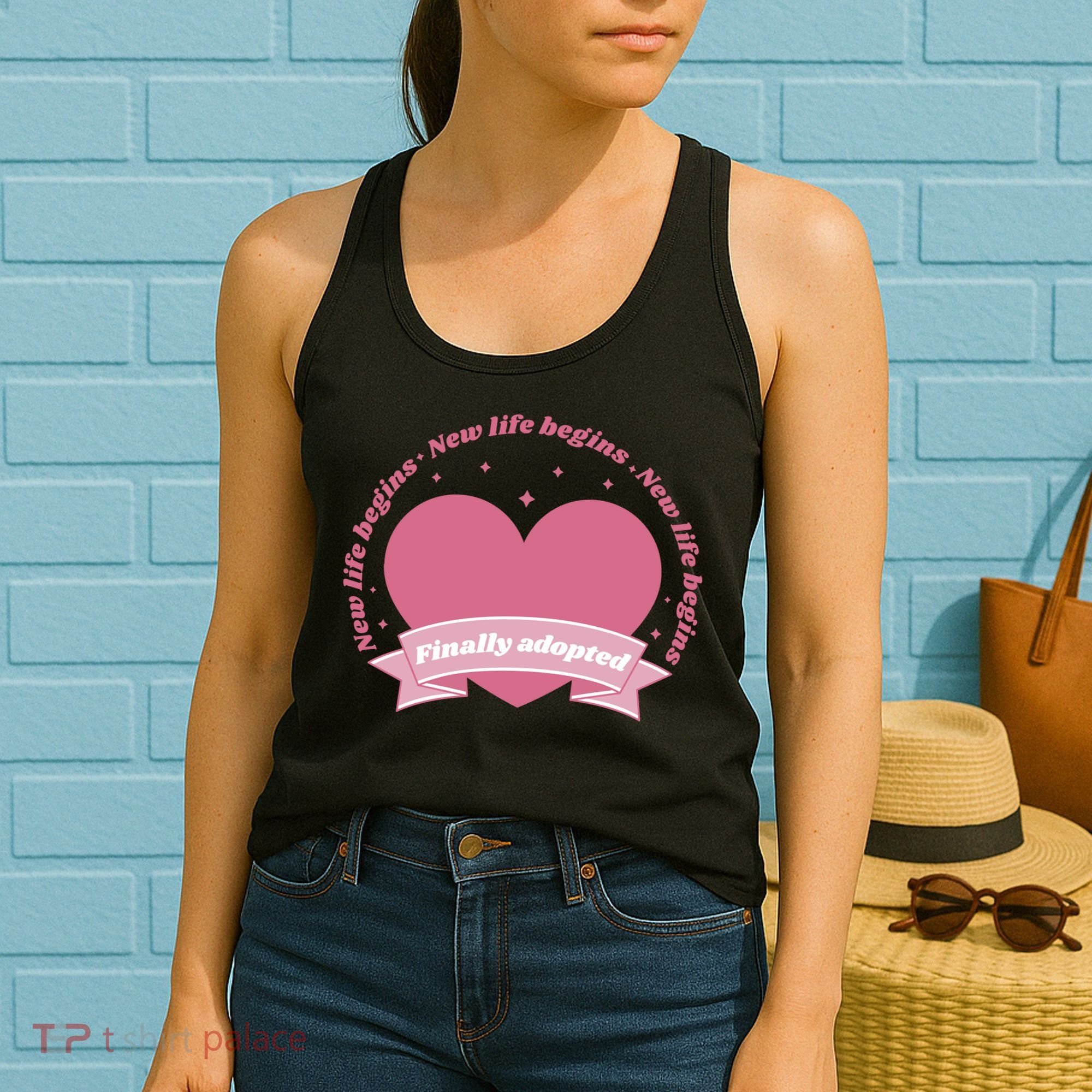 Finally Adopted New Life Begins Women's Tank Top