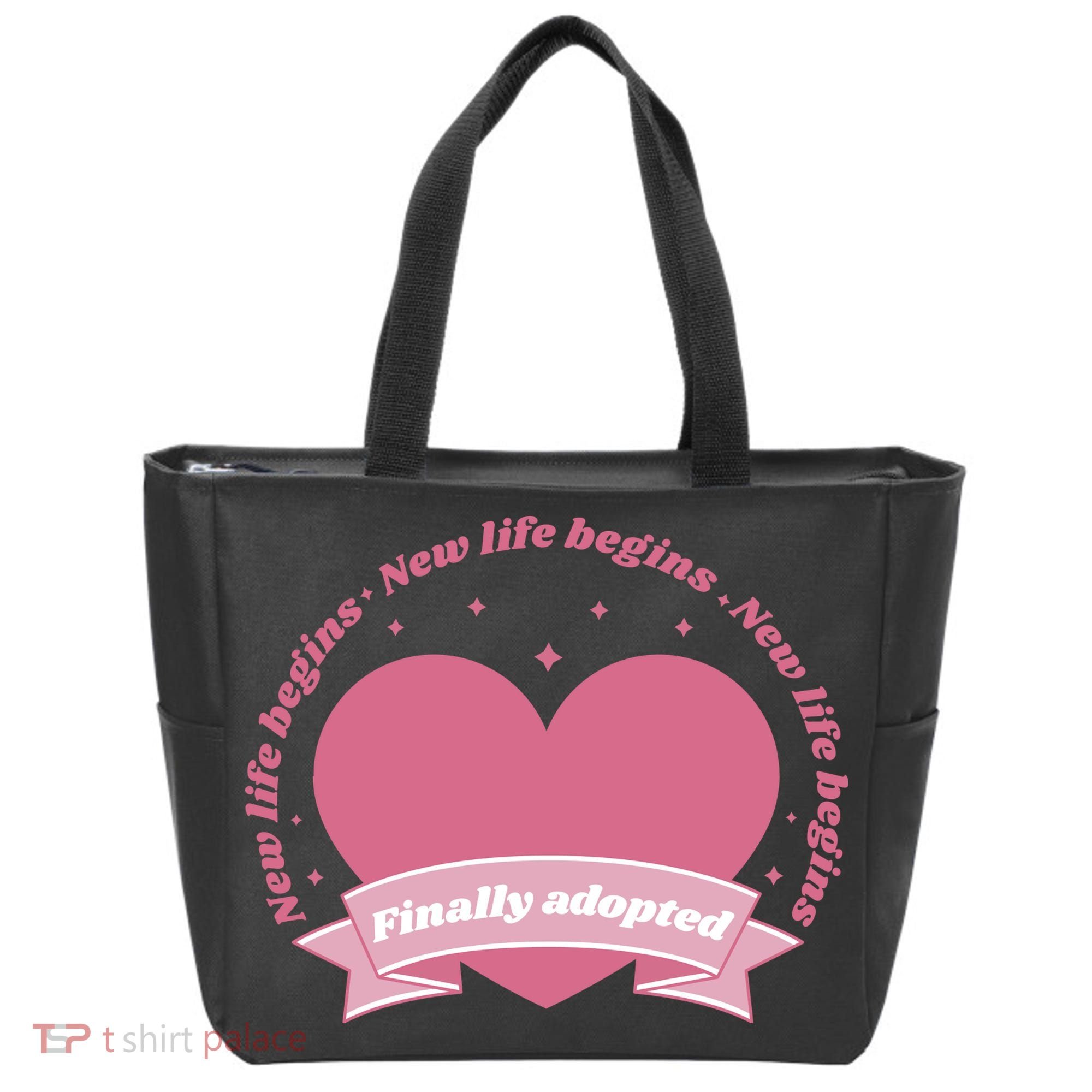 Finally Adopted New Life Begins Tote Bag