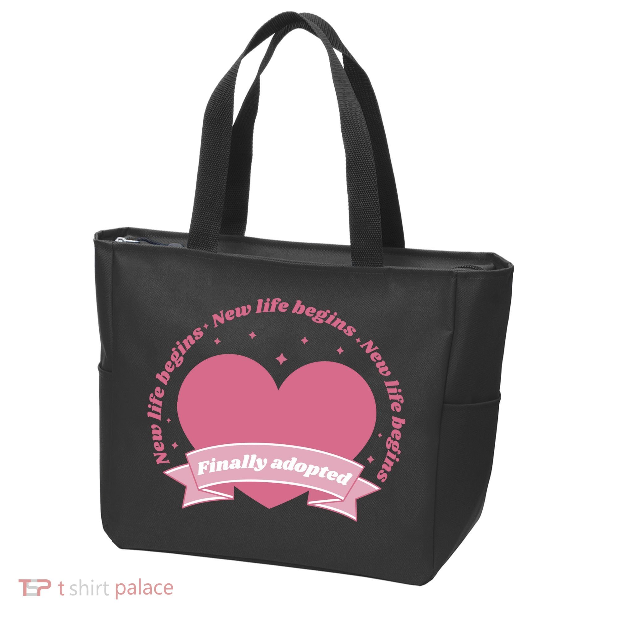 Finally Adopted New Life Begins Tote Bag