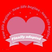 Finally Adopted New Life Begins Santa Hat thumb 1