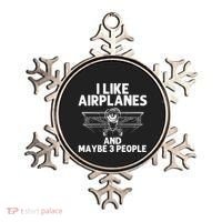 Funny Airplane Novelty Plane Aviation Pilot Gift Ornament thumb 0