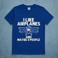 Funny Airplane Novelty Plane Aviation Pilot Gift T-Shirt thumb 5