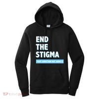 Fight Addiction Not Addicts End The Stigma Awareness Gift Women's Hoodie thumb 0