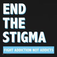 Fight Addiction Not Addicts End The Stigma Awareness Gift Women's Hoodie thumb 2