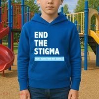 Fight Addiction Not Addicts End The Stigma Awareness Gift Kids Hoodie thumb 2