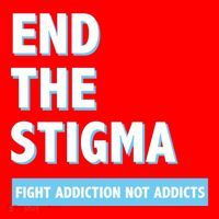 Fight Addiction Not Addicts End The Stigma Awareness Gift Santa Hat thumb 1