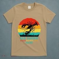 Funny Acadia National Park Bar Harbor Maine Vintage Lobster T-Shirt thumb 5