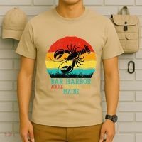 Funny Acadia National Park Bar Harbor Maine Vintage Lobster T-Shirt thumb 6