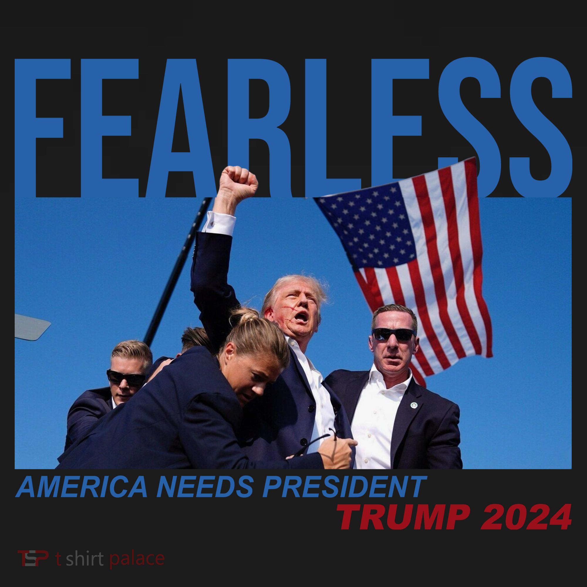 Fearless America Needs President Trump 2024 Coaster