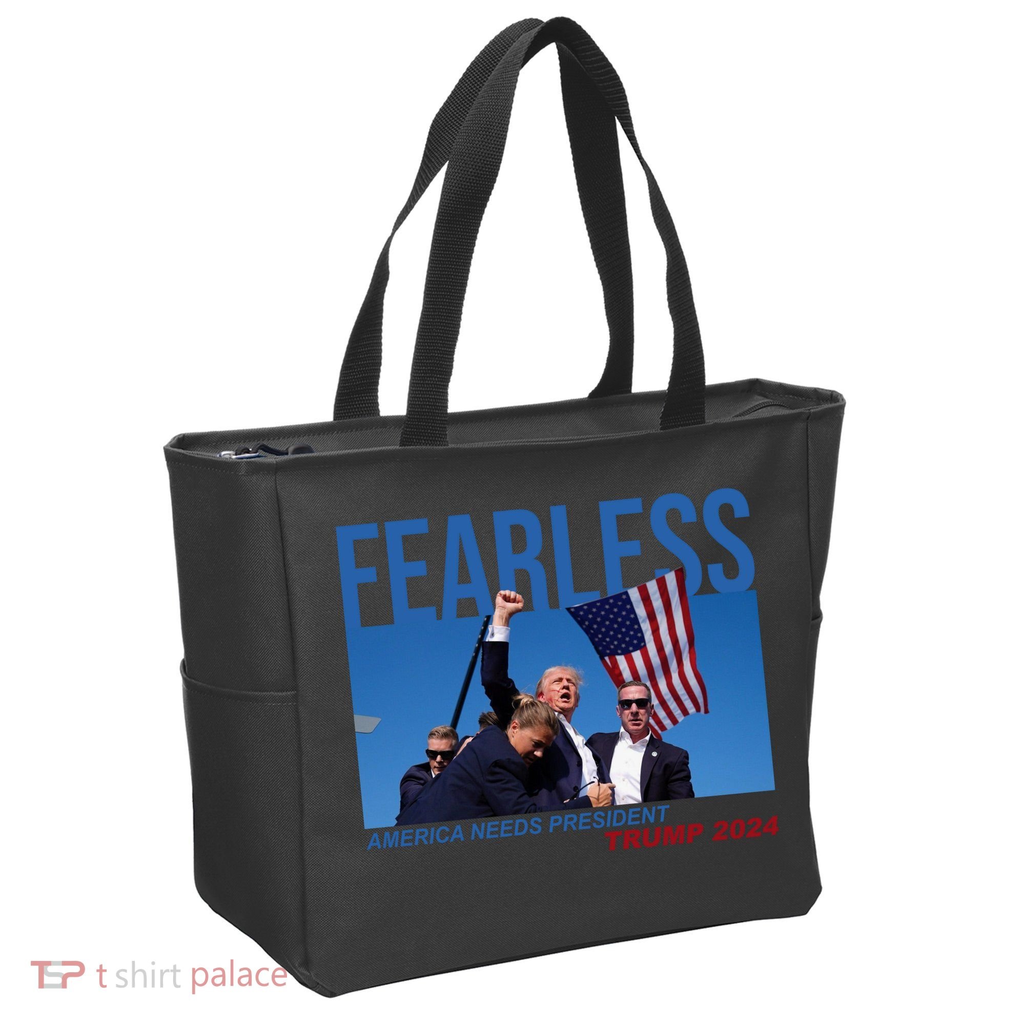 Fearless America Needs President Trump 2024 Tote Bag