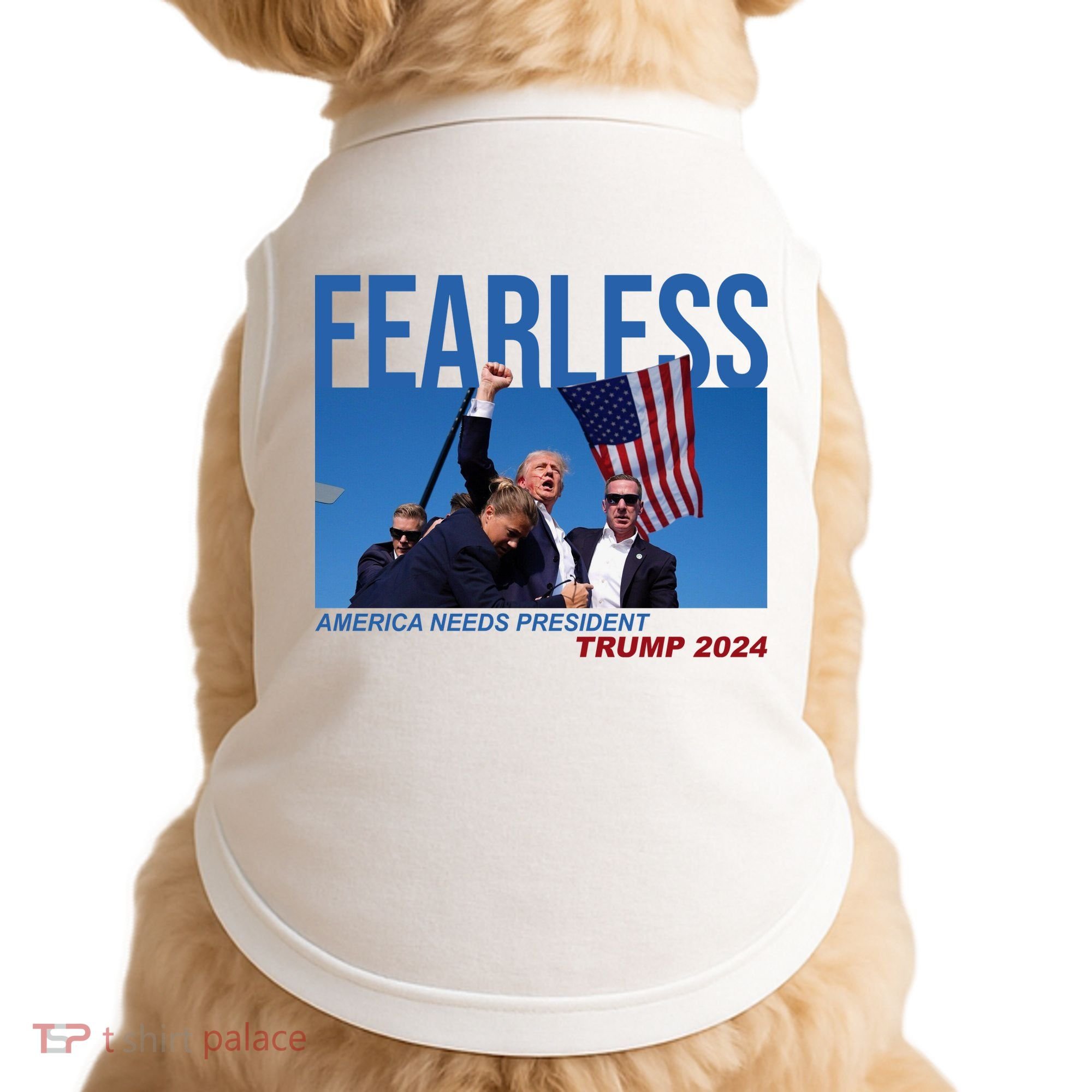 Fearless America Needs President Trump 2024 Doggie Tank