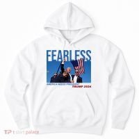 Fearless America Needs President Trump 2024 Hoodie thumb 0