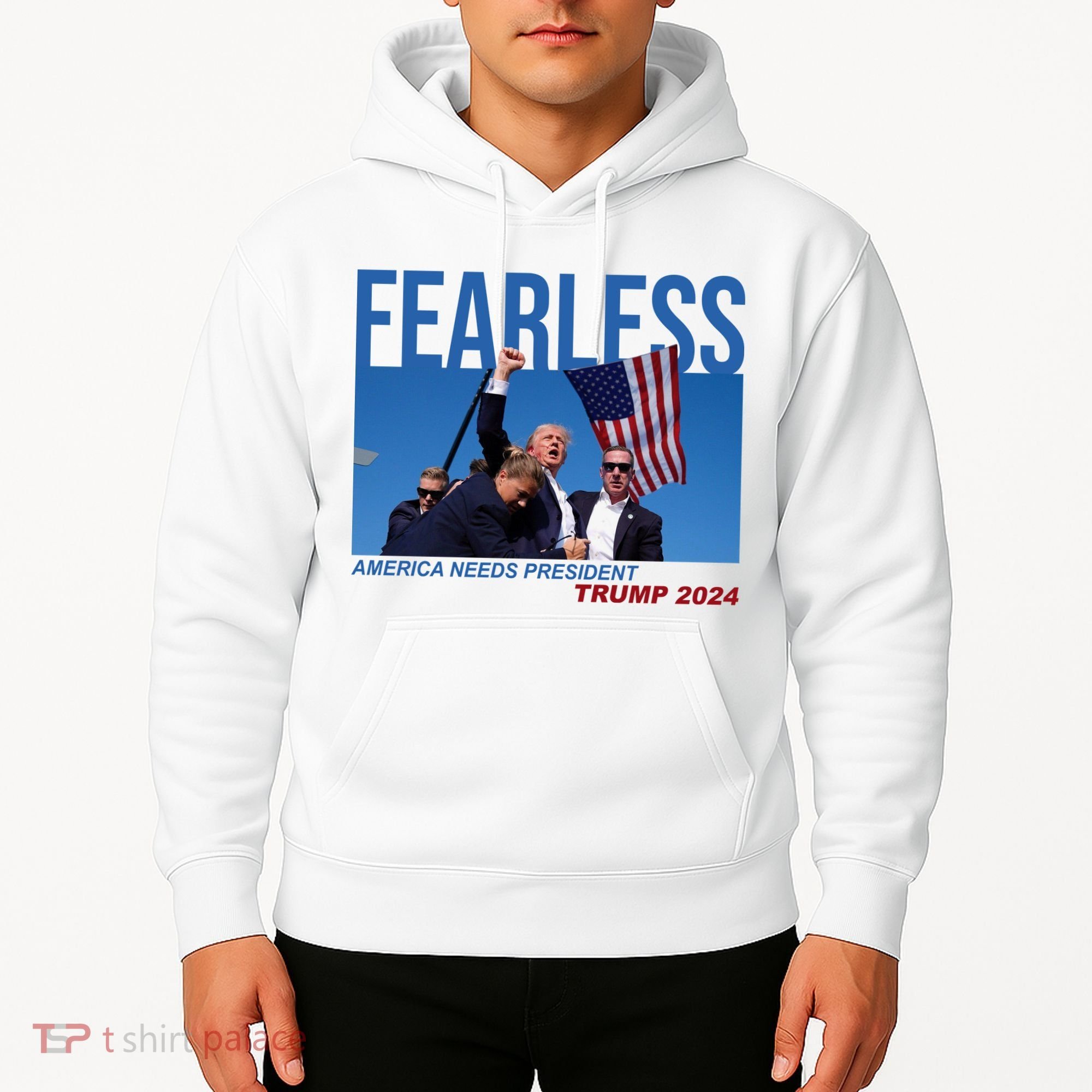 Fearless America Needs President Trump 2024 Hoodie