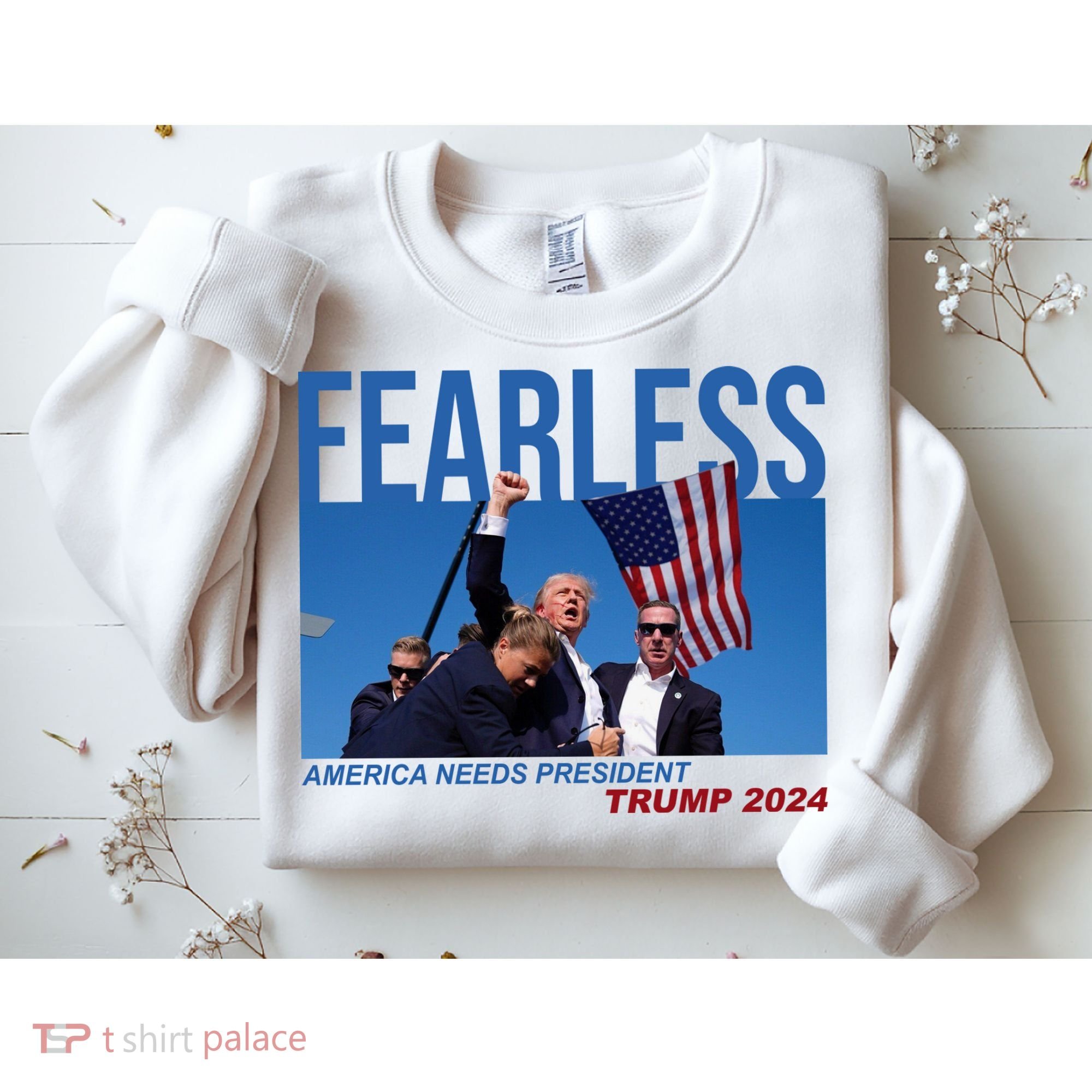 Fearless America Needs President Trump 2024 Sweatshirt