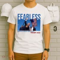 Fearless America Needs President Trump 2024 T-Shirt thumb 6