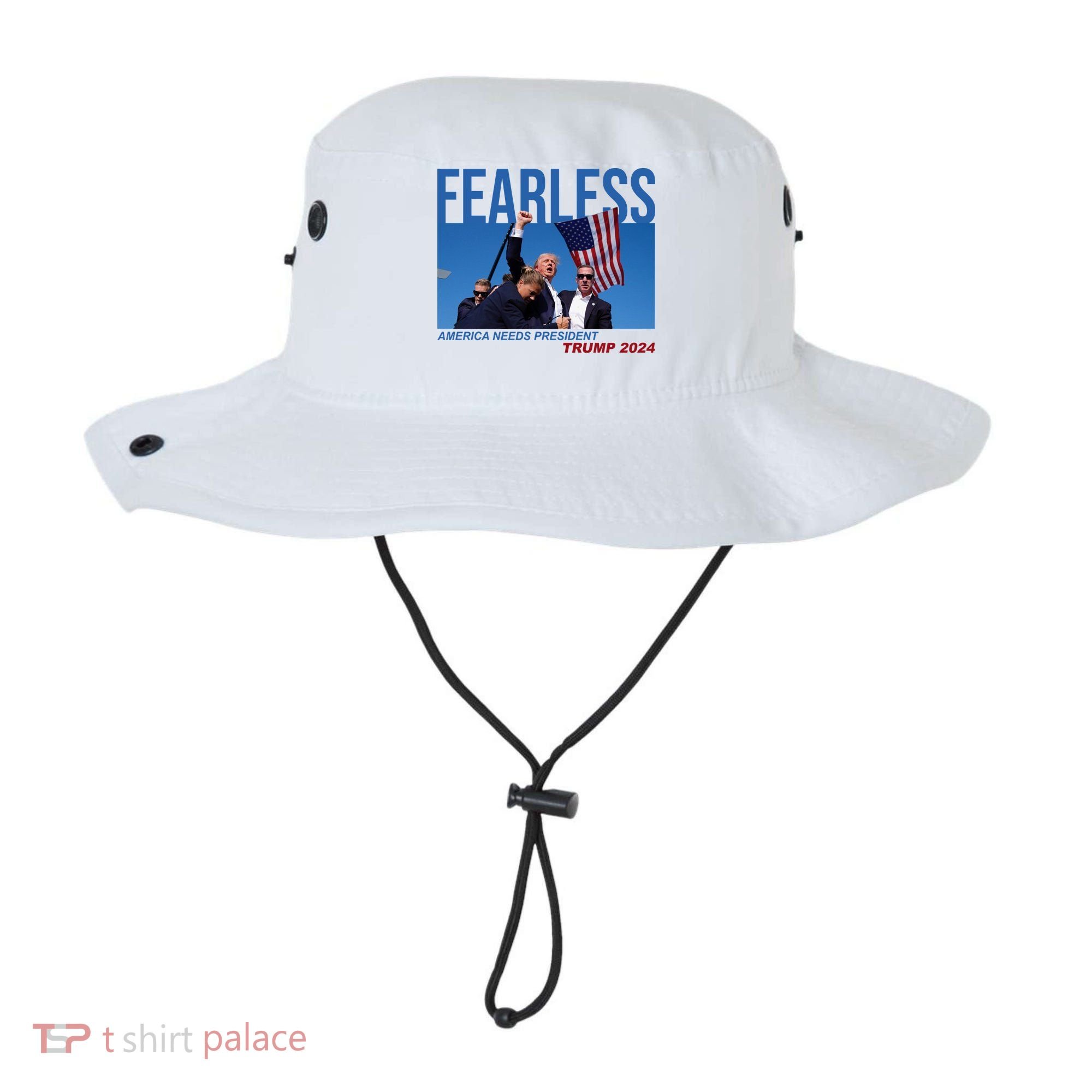 Fearless America Needs President Trump 2024 Bucket Hat