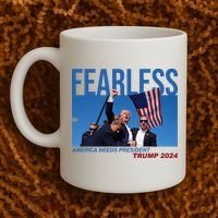 Fearless America Needs President Trump 2024 Coffee Mug thumb 2