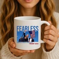 Fearless America Needs President Trump 2024 Coffee Mug thumb 3