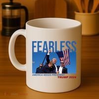 Fearless America Needs President Trump 2024 Coffee Mug thumb 4