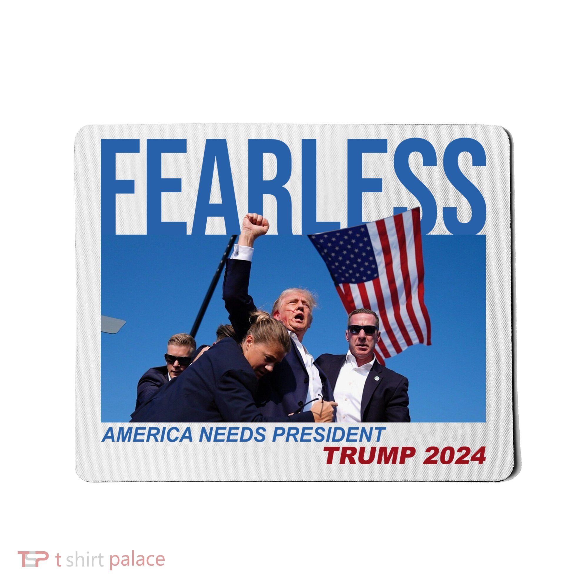 Fearless America Needs President Trump 2024 Mousepad