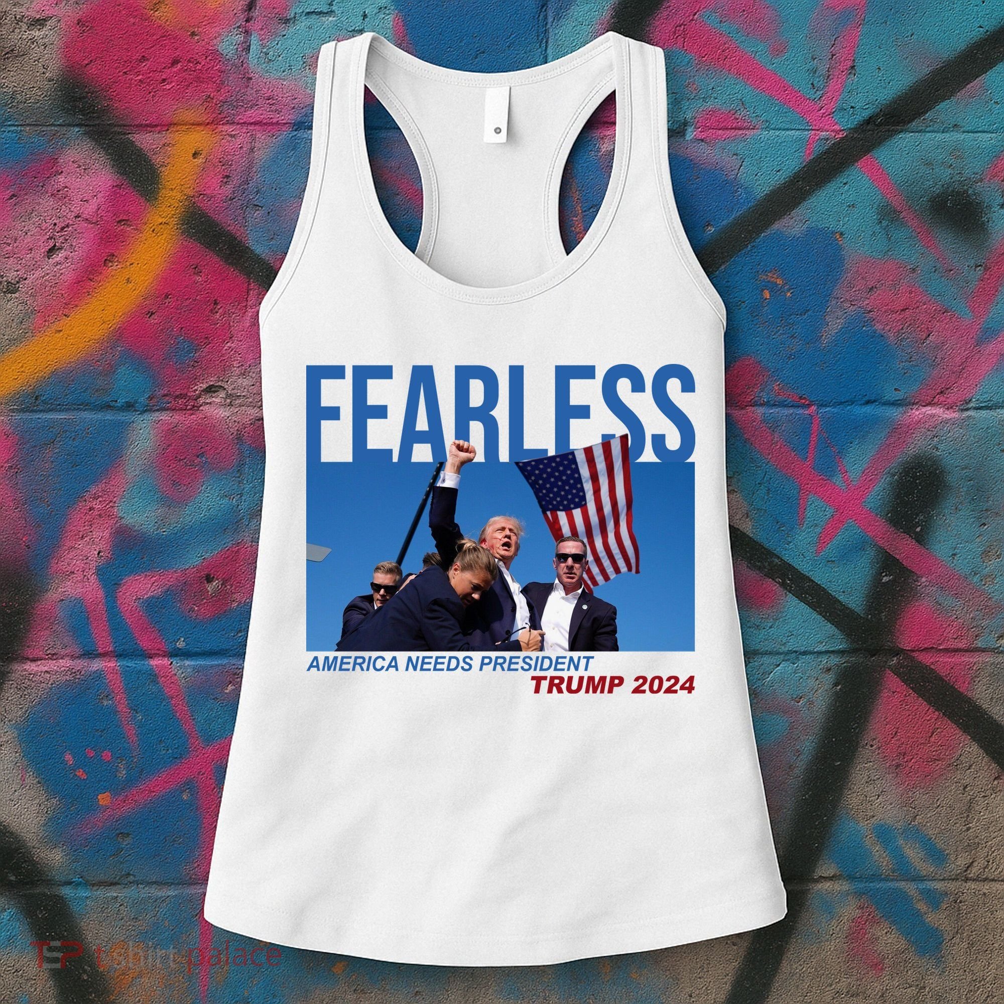 Fearless America Needs President Trump 2024 Women's Tank Top