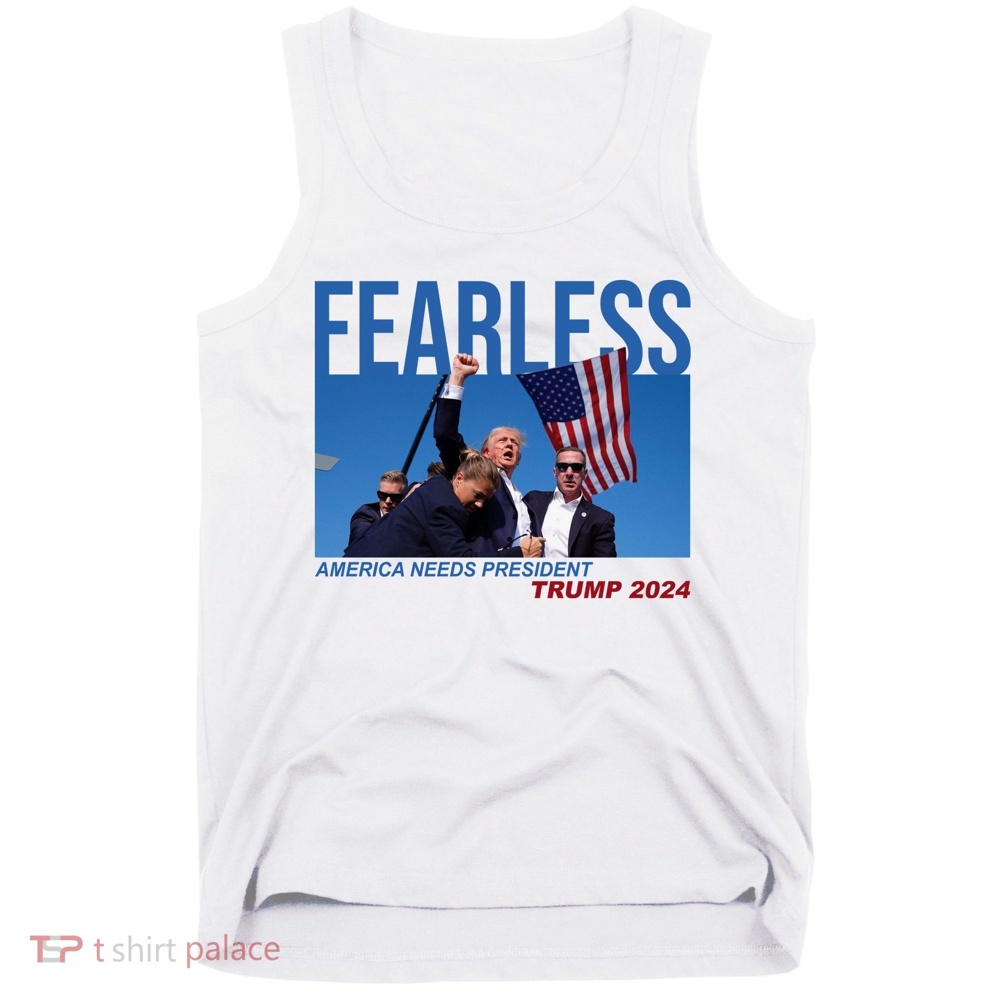 Fearless America Needs President Trump 2024 Tank Top
