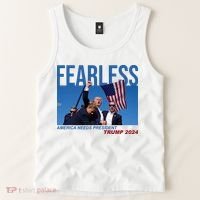 Fearless America Needs President Trump 2024 Tank Top thumb 2