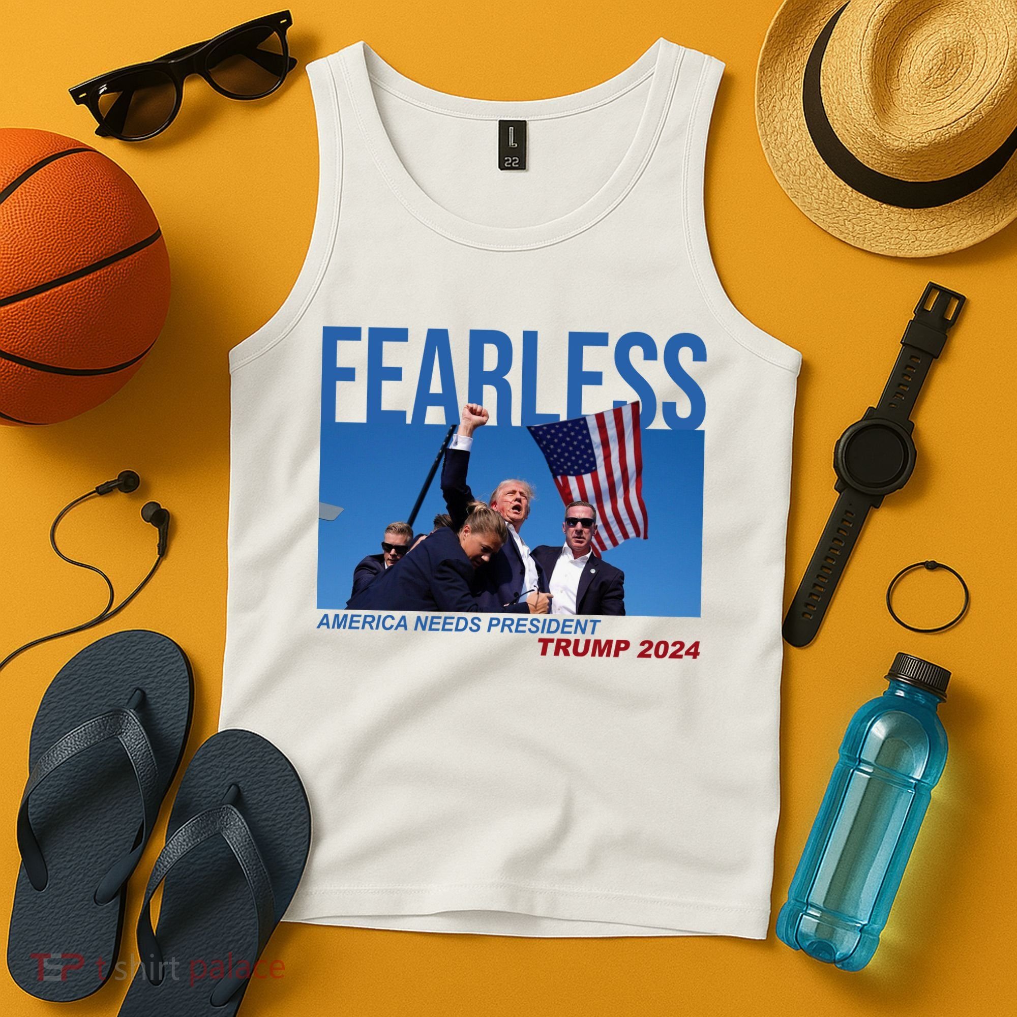 Fearless America Needs President Trump 2024 Tank Top