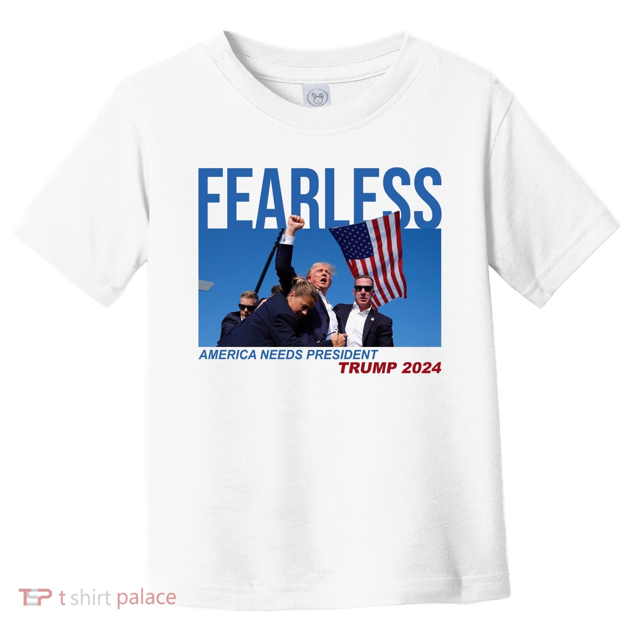 Fearless America Needs President Trump 2024 Toddler T-Shirt