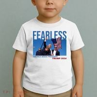 Fearless America Needs President Trump 2024 Toddler T-Shirt thumb 2