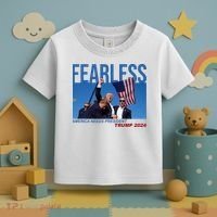 Fearless America Needs President Trump 2024 Toddler T-Shirt thumb 3
