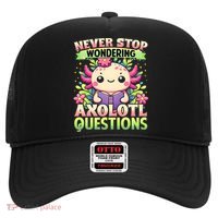 Funny Axolotl Never Stop Wondering Axolotl Questions  Hat thumb 0