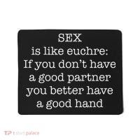 Funny Adult Novelty Euchre Mousepad thumb 0