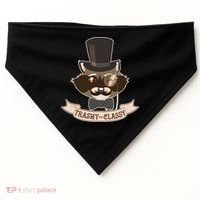 Fancy Trashy Classy Raccoon USA-Made Doggie Bandana thumb 0