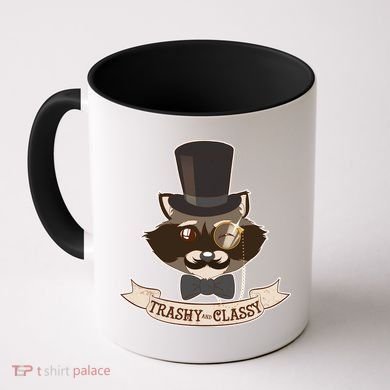 Fancy Trashy Classy Raccoon Coffee Mug