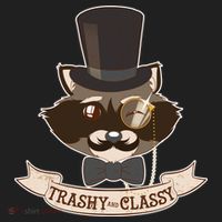 Fancy Trashy Classy Raccoon Tumbler thumb 3