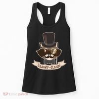 Fancy Trashy Classy Raccoon Women's Tank Top thumb 0