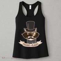 Fancy Trashy Classy Raccoon Women's Tank Top thumb 3