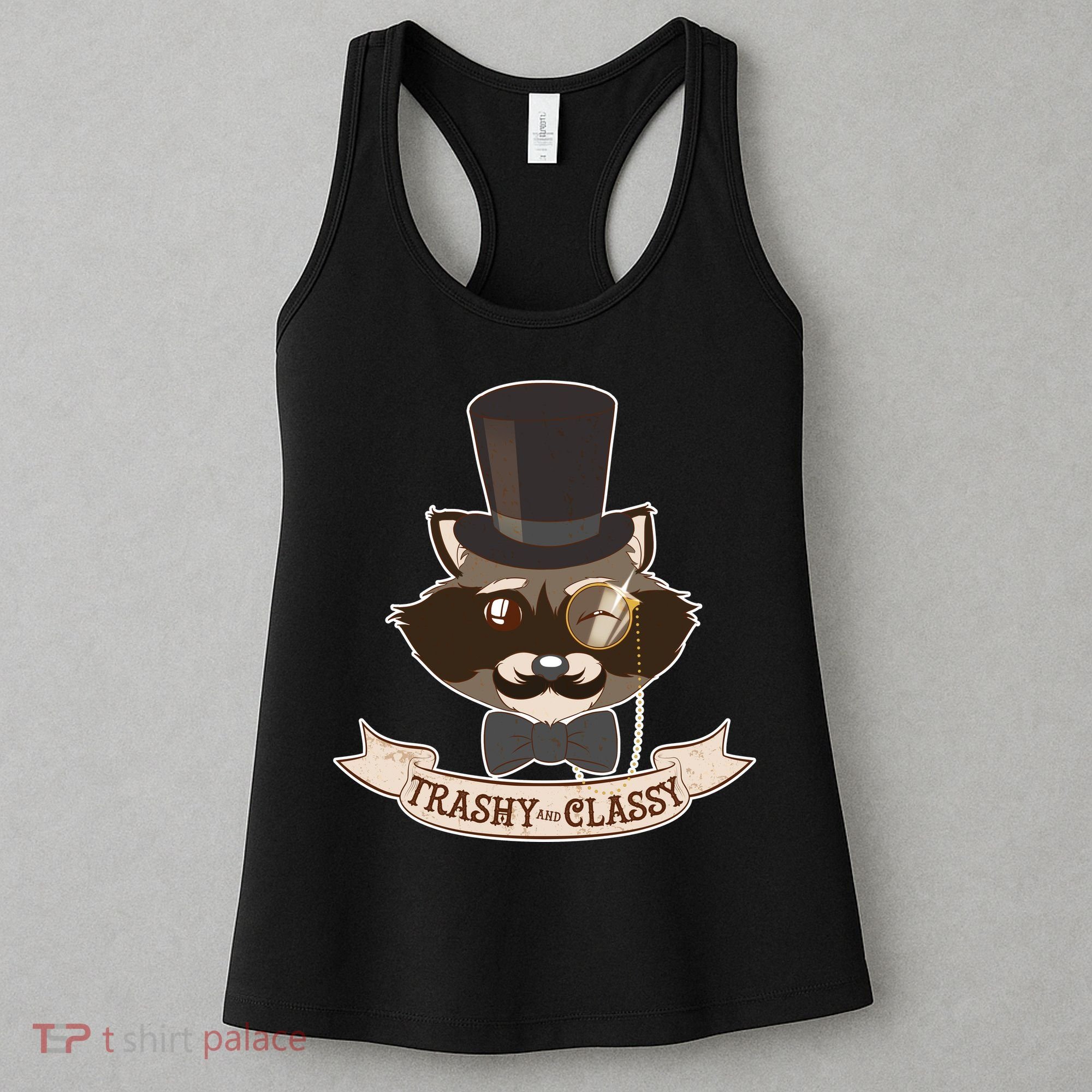 Fancy Trashy Classy Raccoon Women's Tank Top