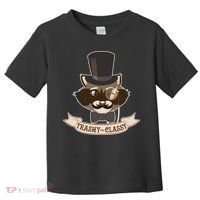 Fancy Trashy Classy Raccoon Toddler T-Shirt thumb 0