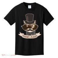 Fancy Trashy Classy Raccoon Kids T-Shirt thumb 0