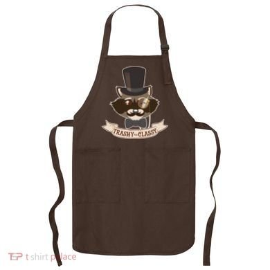 Fancy Trashy Classy Raccoon Apron