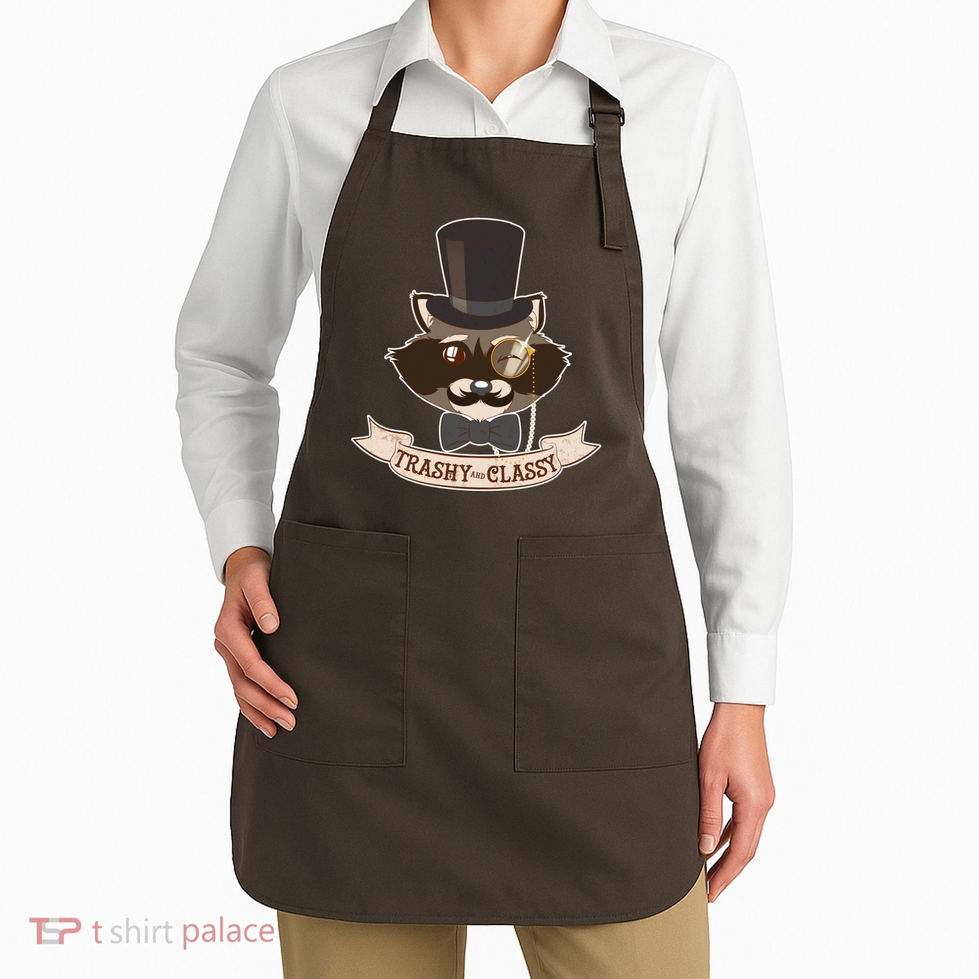 Fancy Trashy Classy Raccoon Apron
