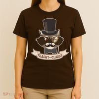 Fancy Trashy Classy Raccoon T-Shirt thumb 4
