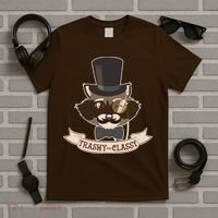Fancy Trashy Classy Raccoon T-Shirt thumb 5